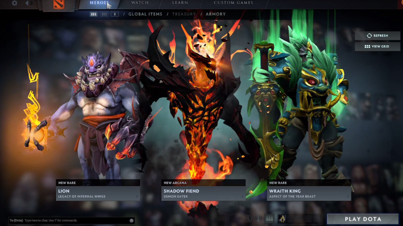 Illustration for article titled The New, Revamped Dota 2 Client Looks Hot As Hell